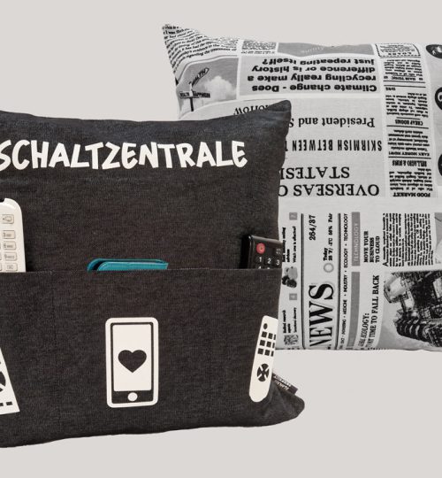 TV-Kissen "Schaltzentrale", 40x40